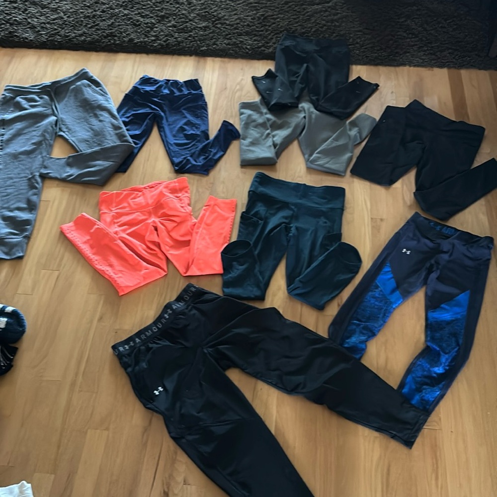 Athleisure wear Women’s size small. Athleta, UA, Nike, SHEIN